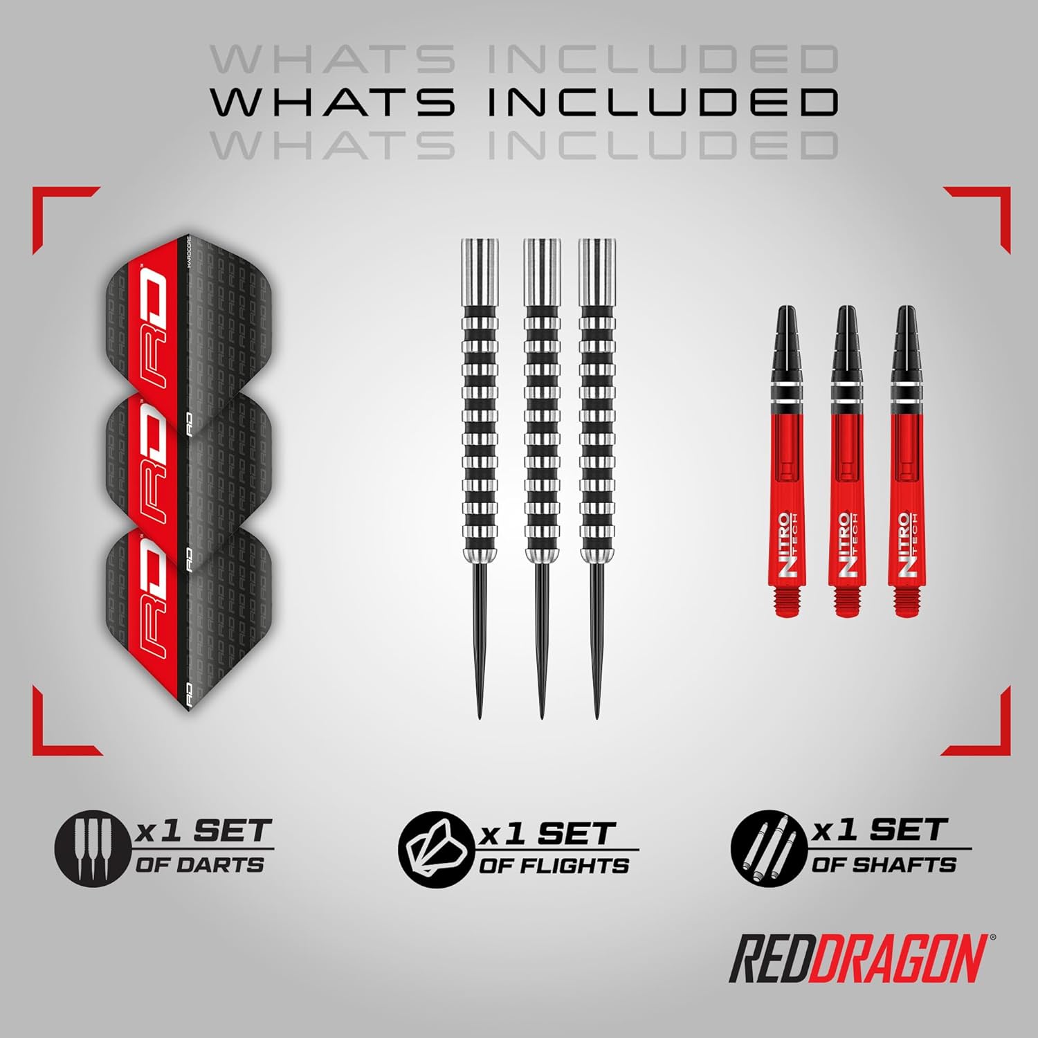 22g, 24g Tungsten Dart Set