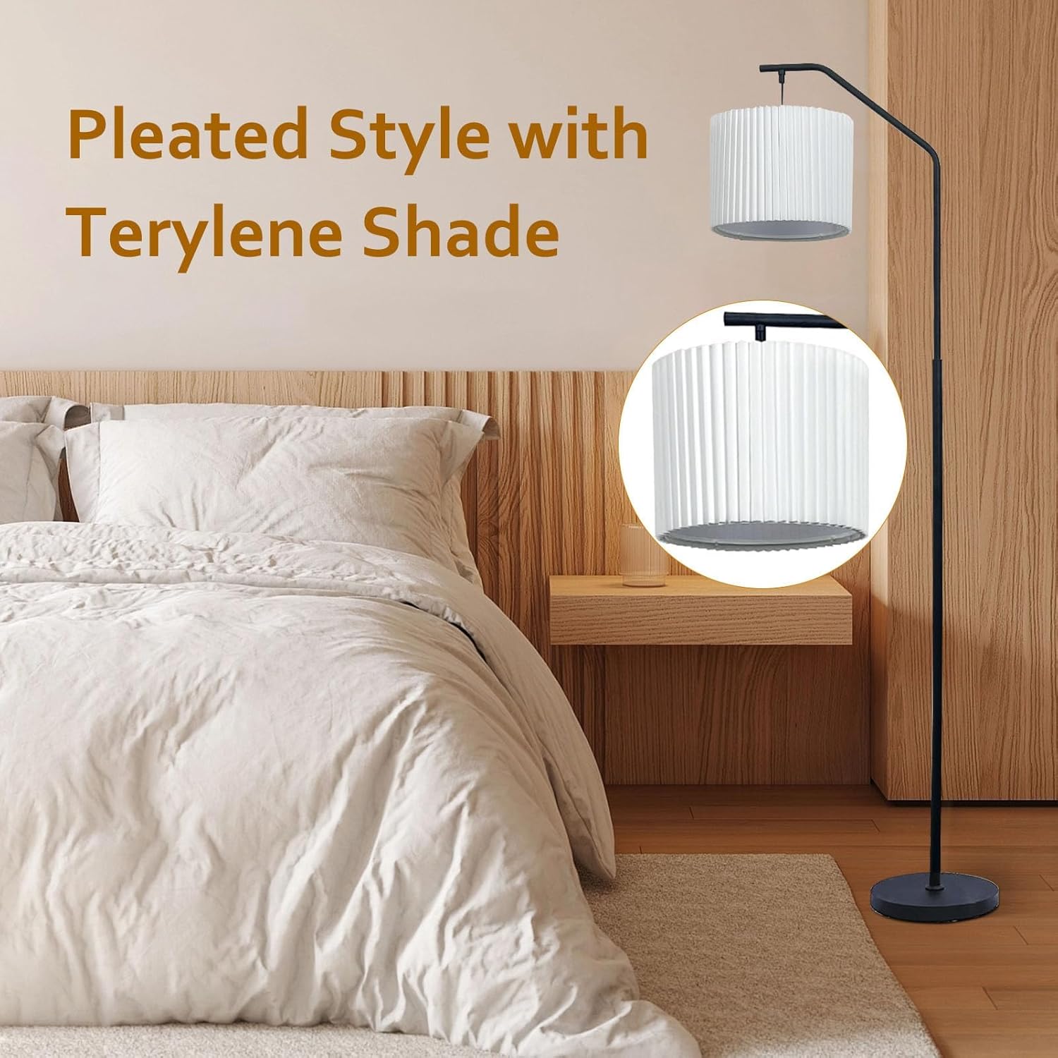 68" Floor Lamp, 9W Edison Bulb