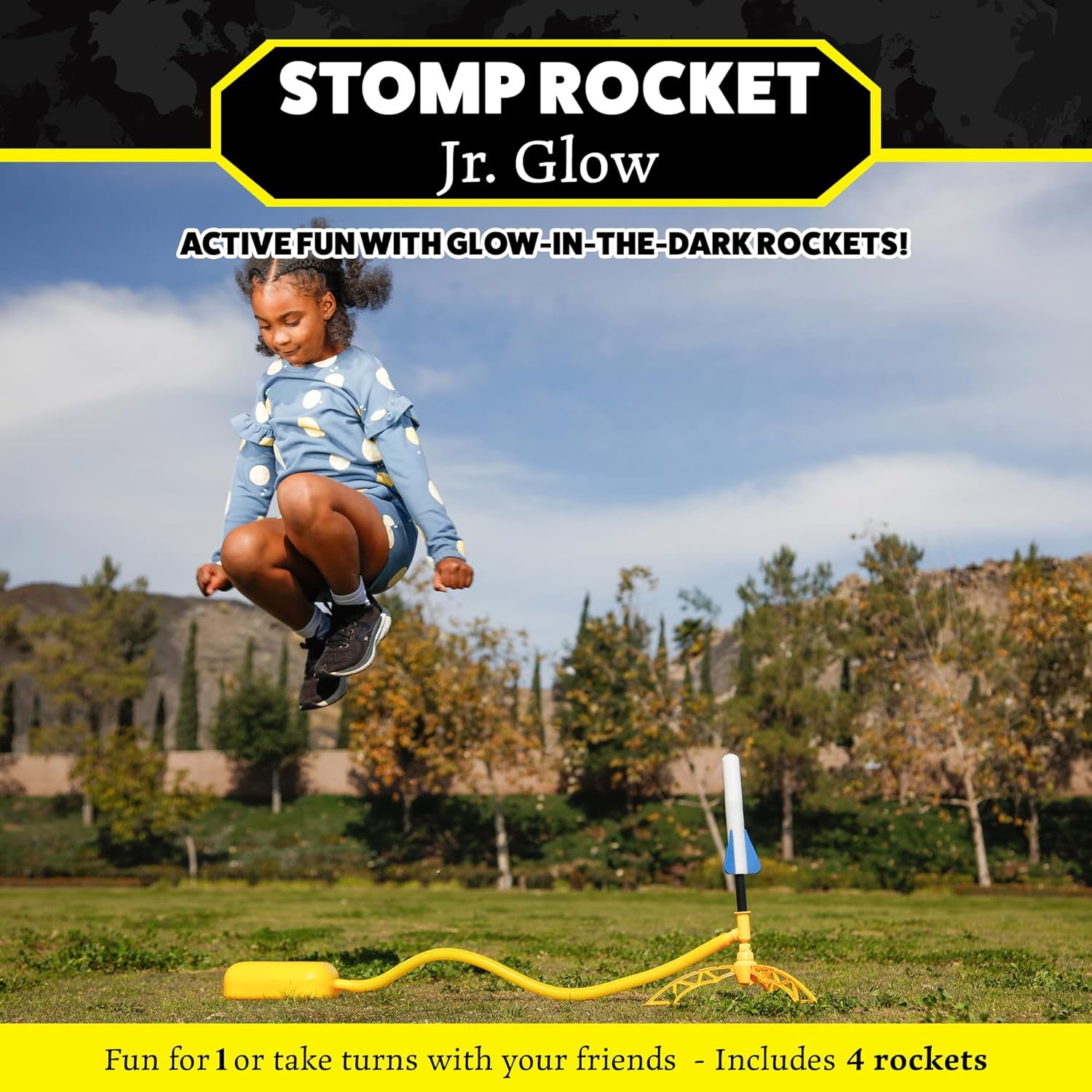 Jr Kids Light Up Rocket Launcher