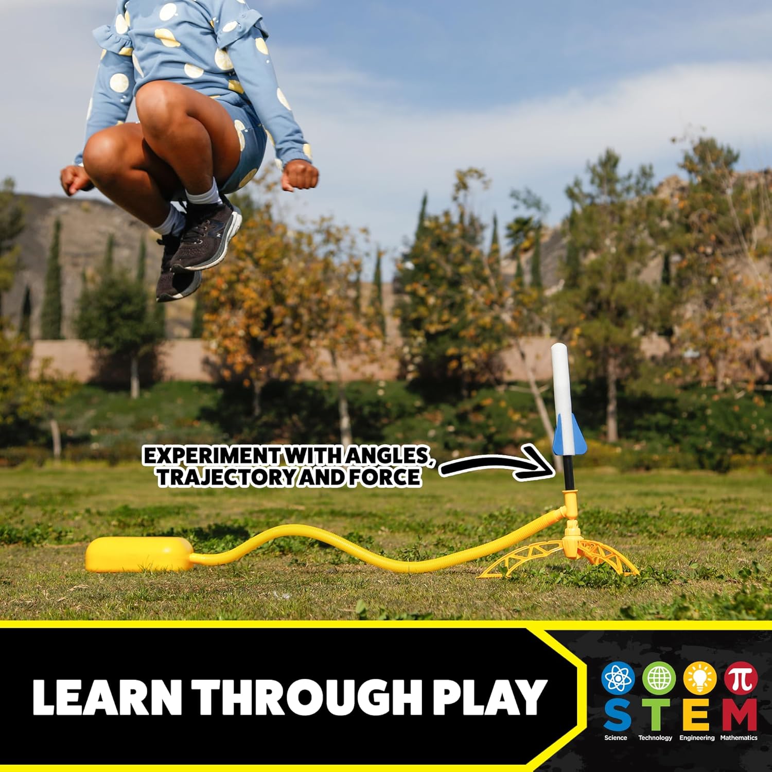 Jr Kids Light Up Rocket Launcher