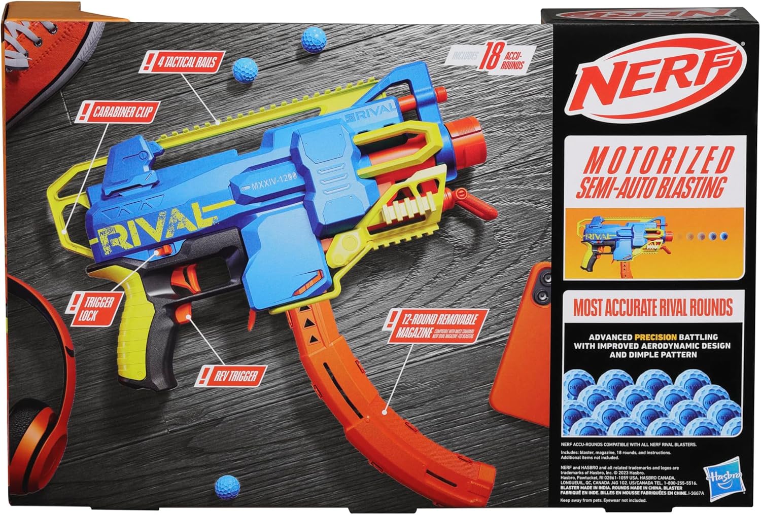18 Pack Motorized Toy Gun