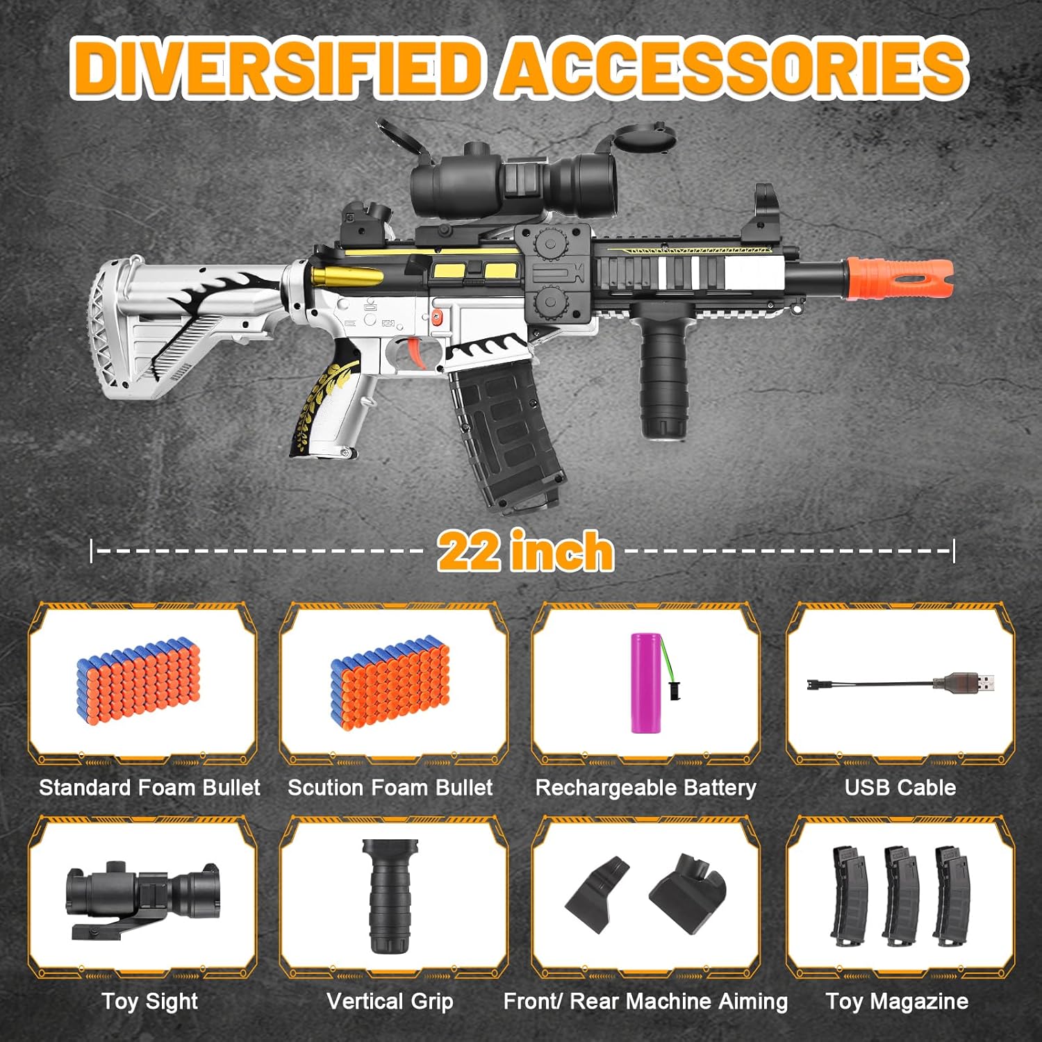 Guns Dart Realistic Toys, Electric Sniper Rifle
