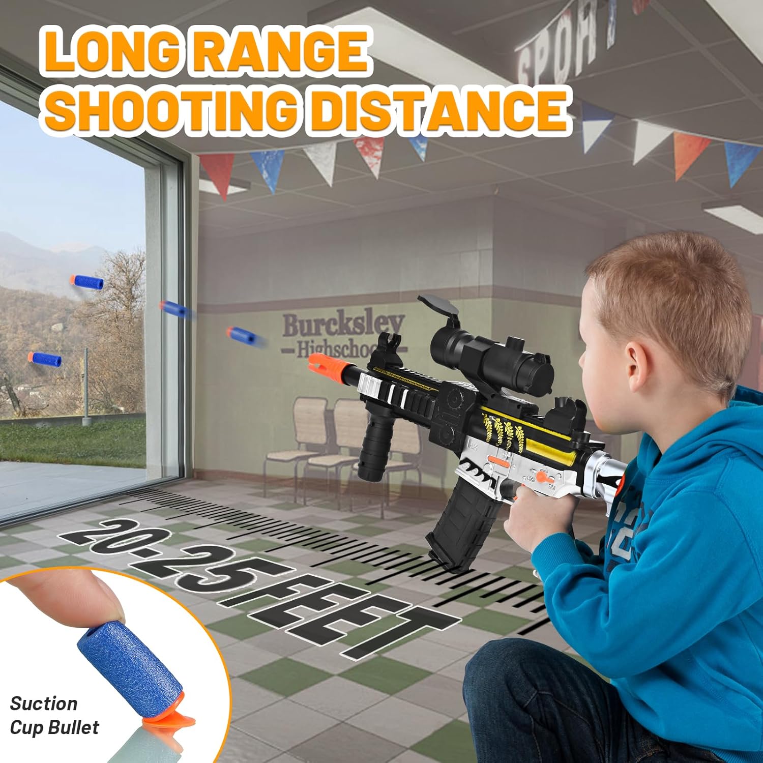 Guns Dart Realistic Toys, Electric Sniper Rifle