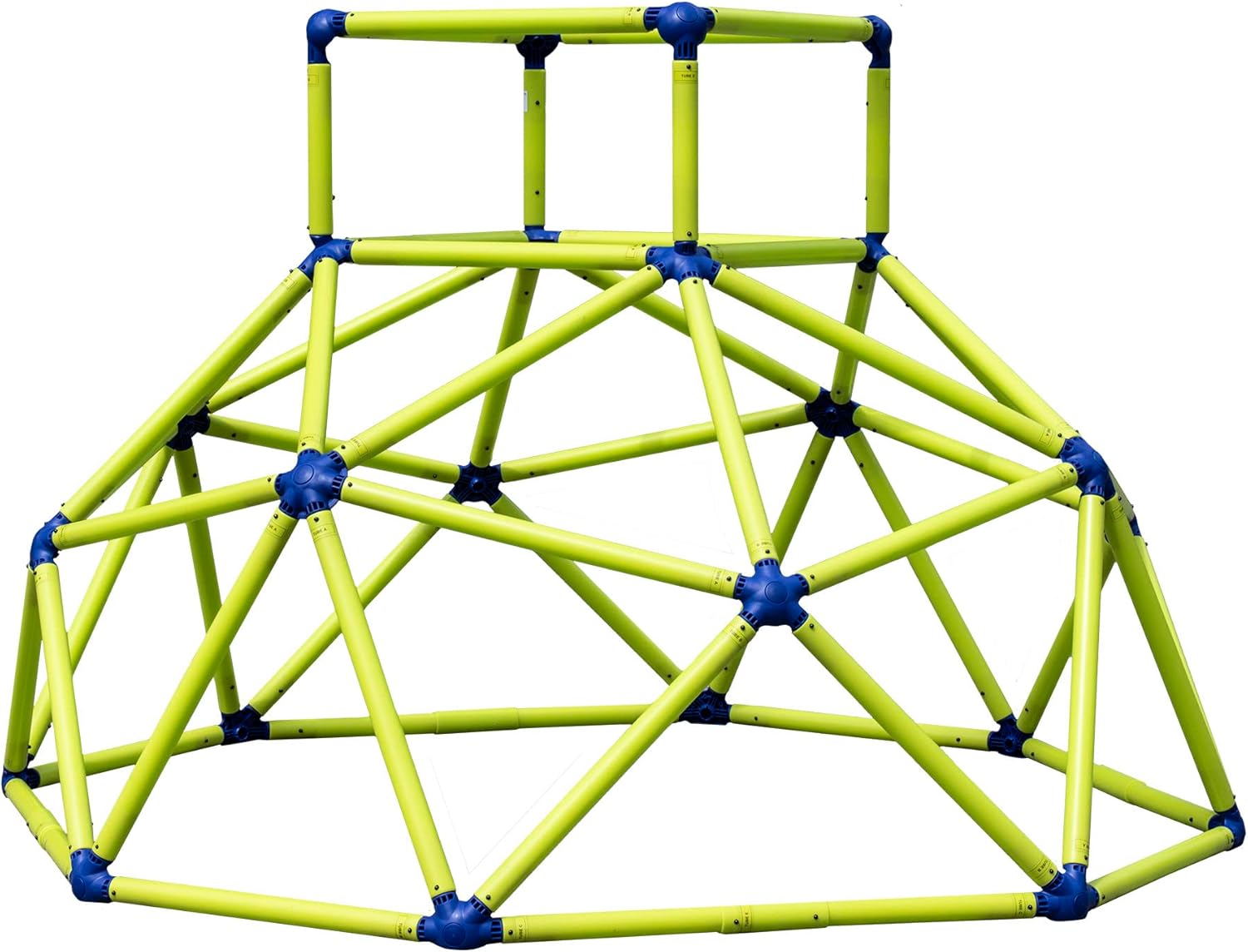 10ft (Approx. 453.6m) Rock Climbing Dome for Ultimate Fun Upgraded Hex Geo Dome Climber - Supports 100 lbs (Approx. 453.6kg) Outdoor Playsets and Easy to Assemble Children's Play Equipment (Blue-Green, 10ft)