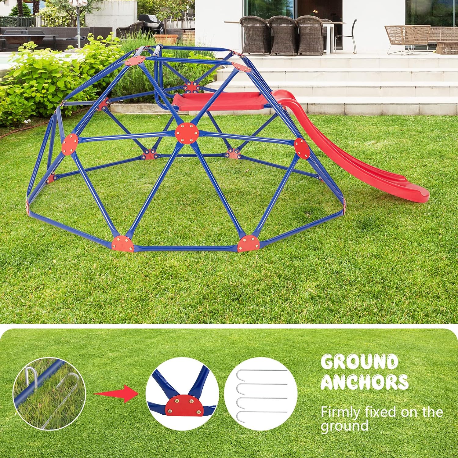Climbing Dome with Slide