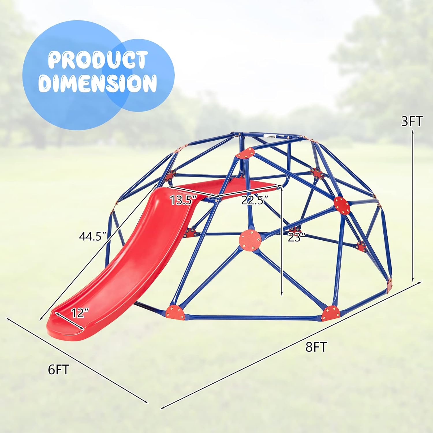 Climbing Dome with Slide