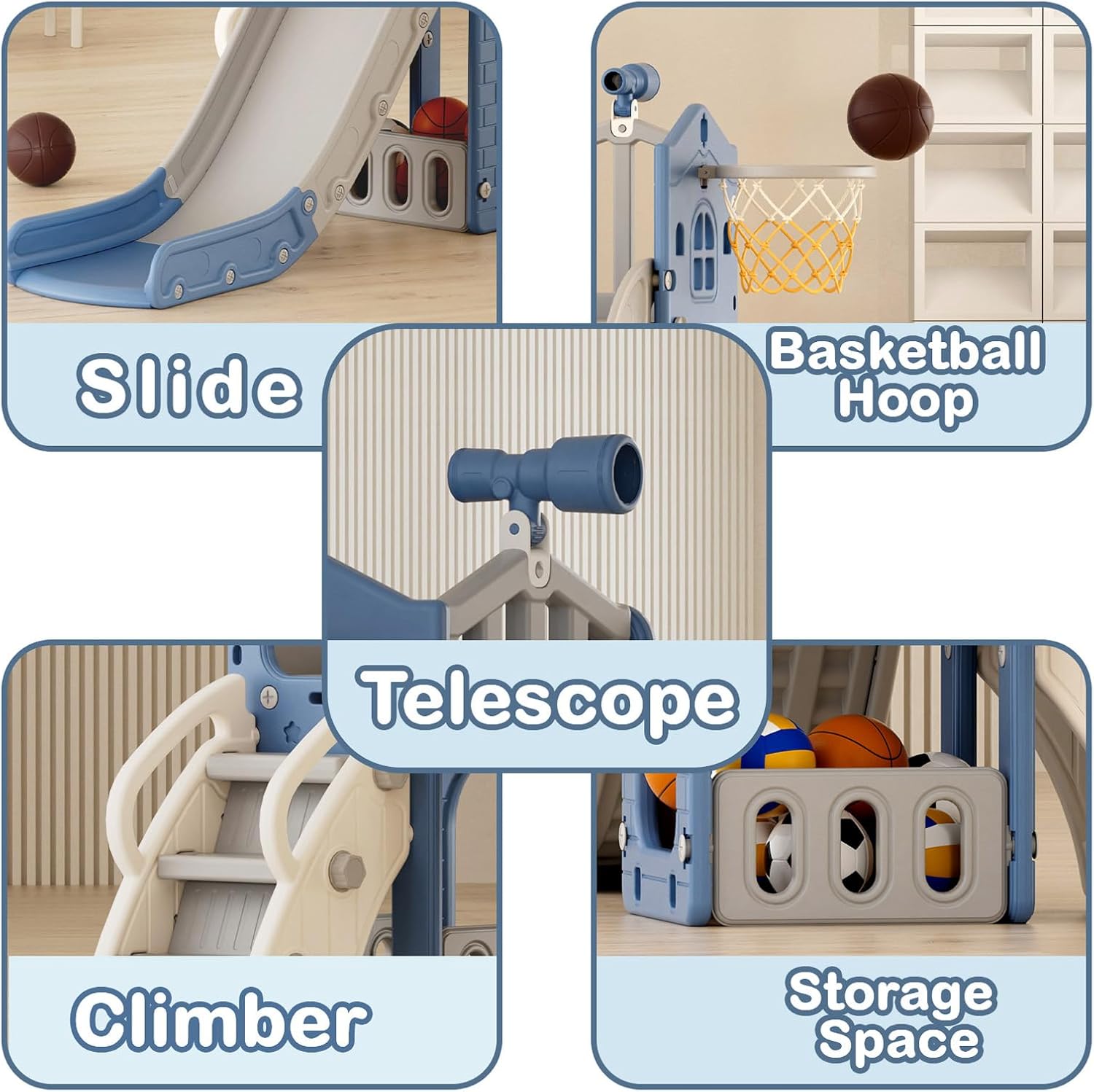 5 in 1 Toddler Slide