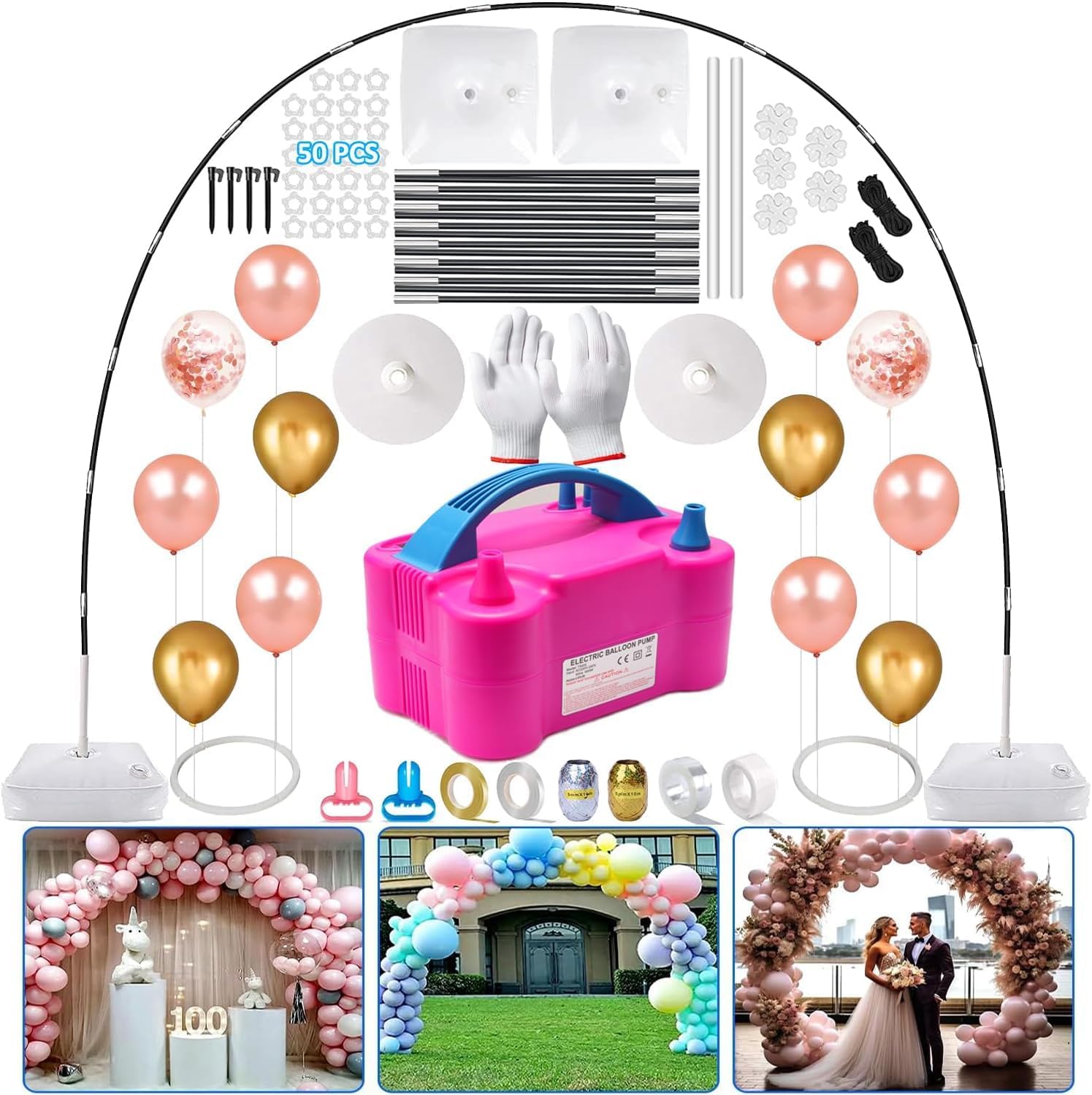 Balloon Arch Kit, 10ft x 9ft