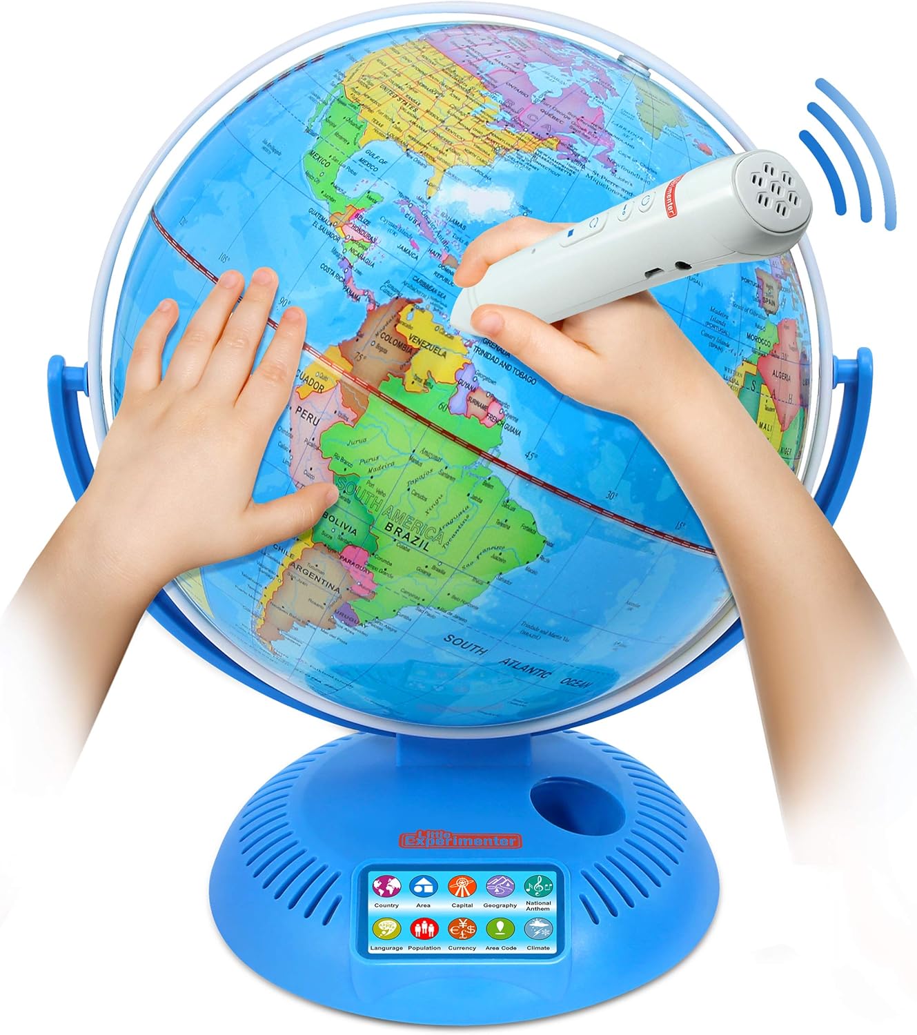 9 inch Kids Interactive Globe, with Cordless Smart Pen