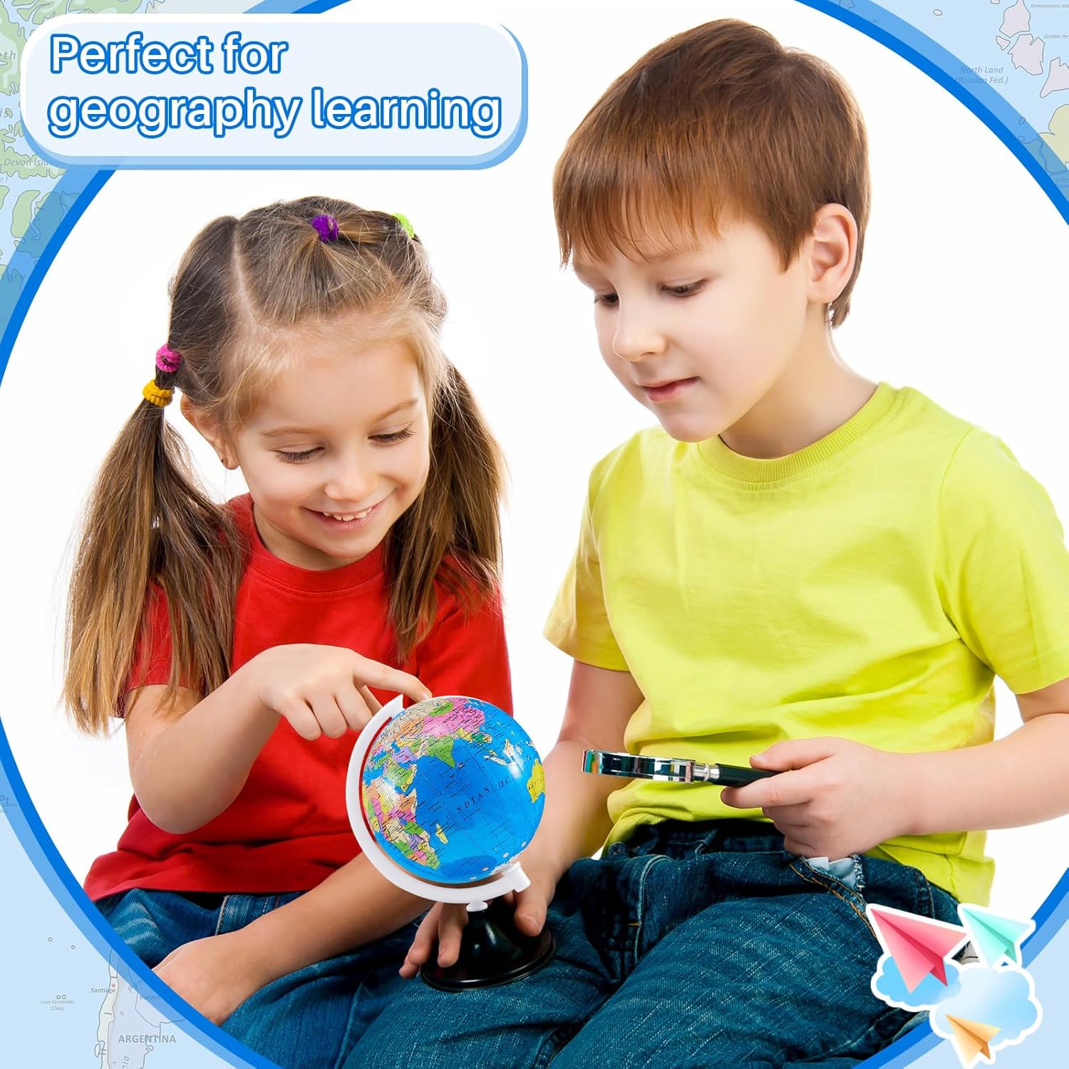 24 Pack 3.4 inch  Mini World Globe