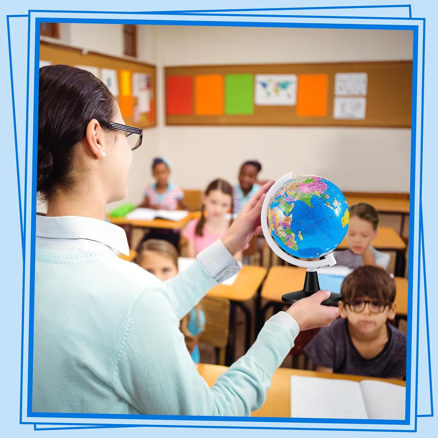 24 Pack 3.4 inch  Mini World Globe