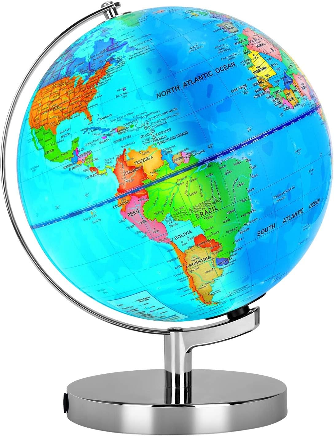 6 in 1 Illuminated World Globe