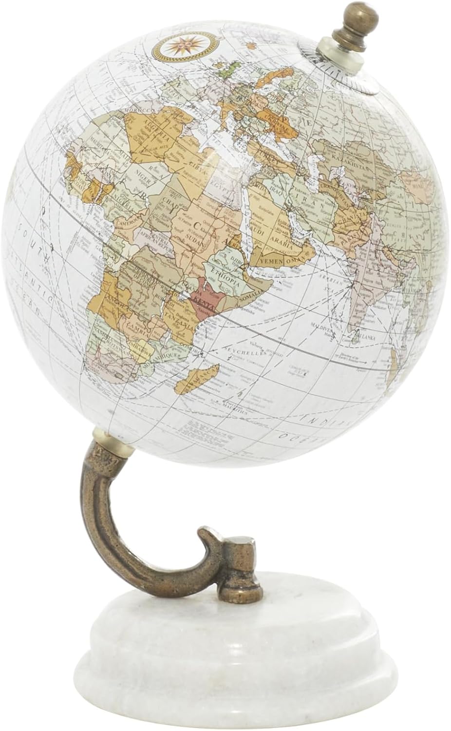 5"  x 5"  x 8"  Marble Globe