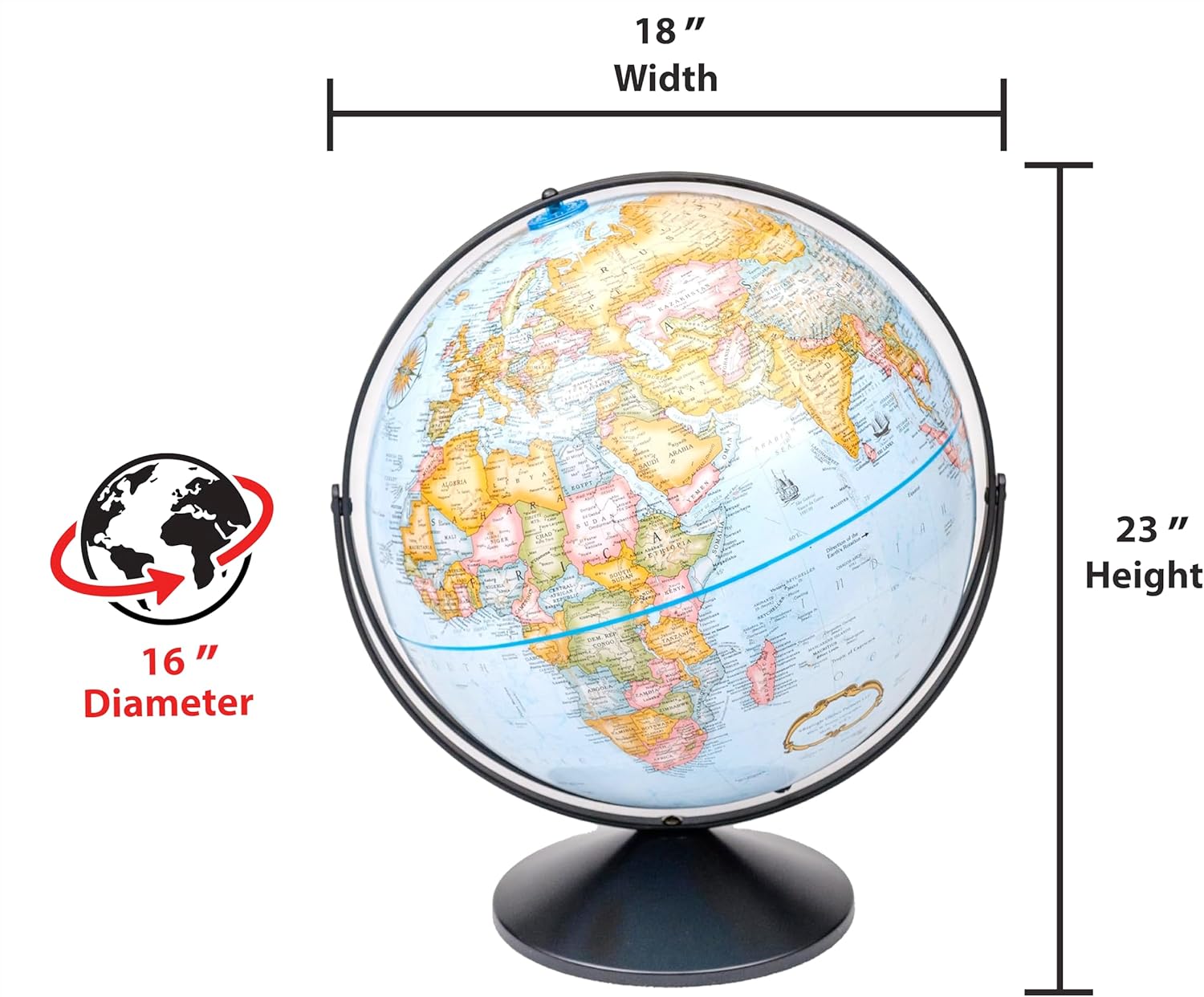 16 inch Globe
