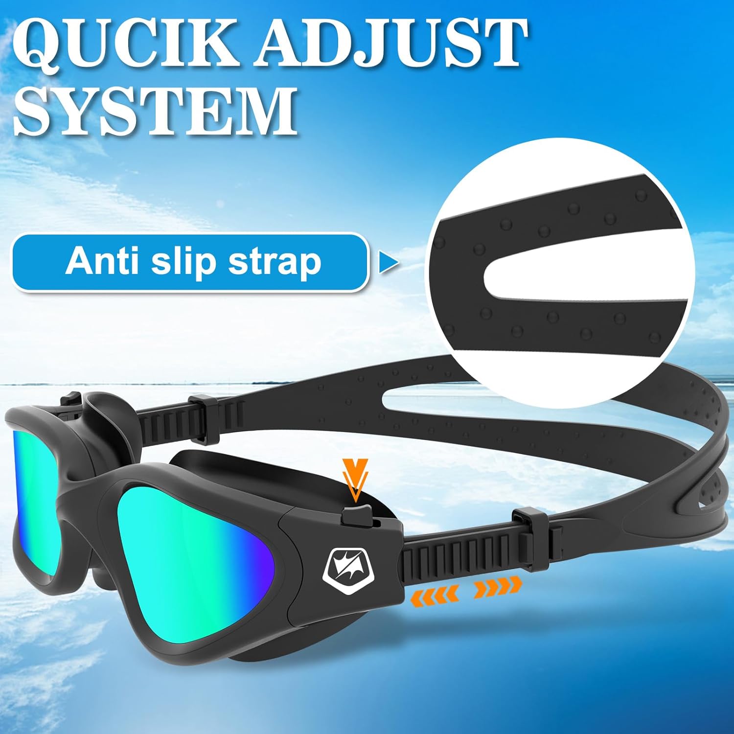 Polarized Goggles, Anti-Fog, Anti-UV, No Leakage