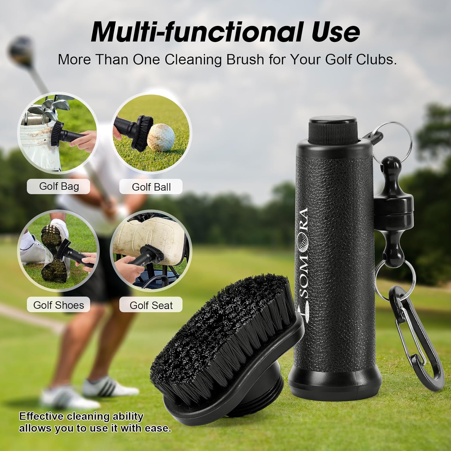 Pro Golf Club Cleaner Water Brush