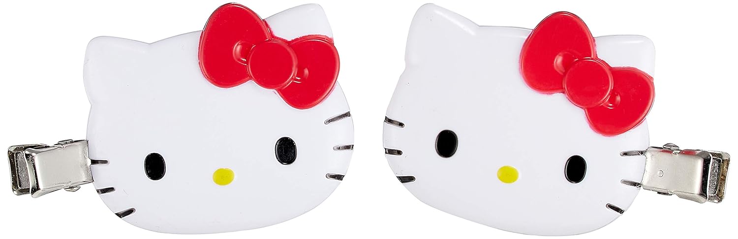 Hello Kitty Liu Hai Clip Approx. 5 x 1 x 3.3 cm Red
