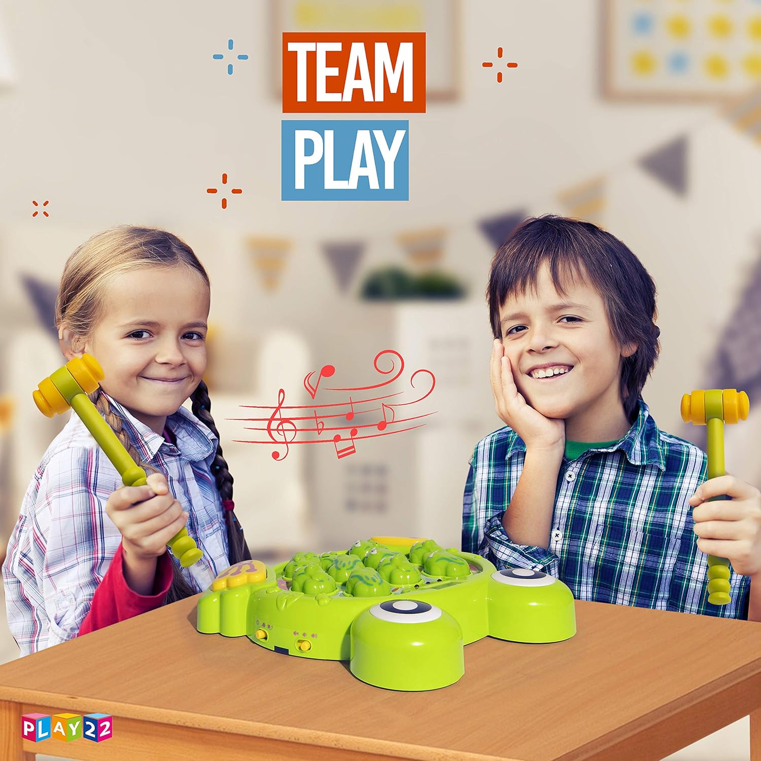 Toddler Batting Frog Game