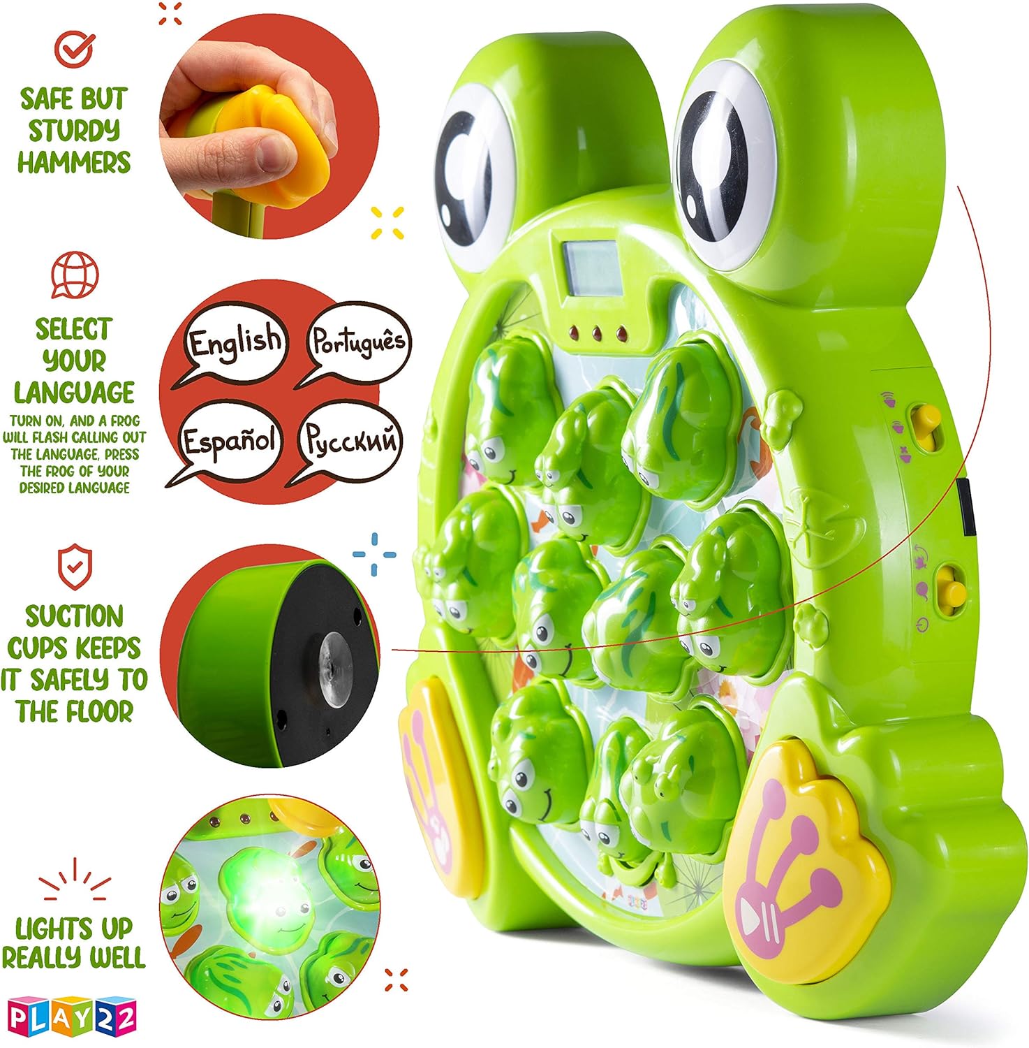 Toddler Batting Frog Game