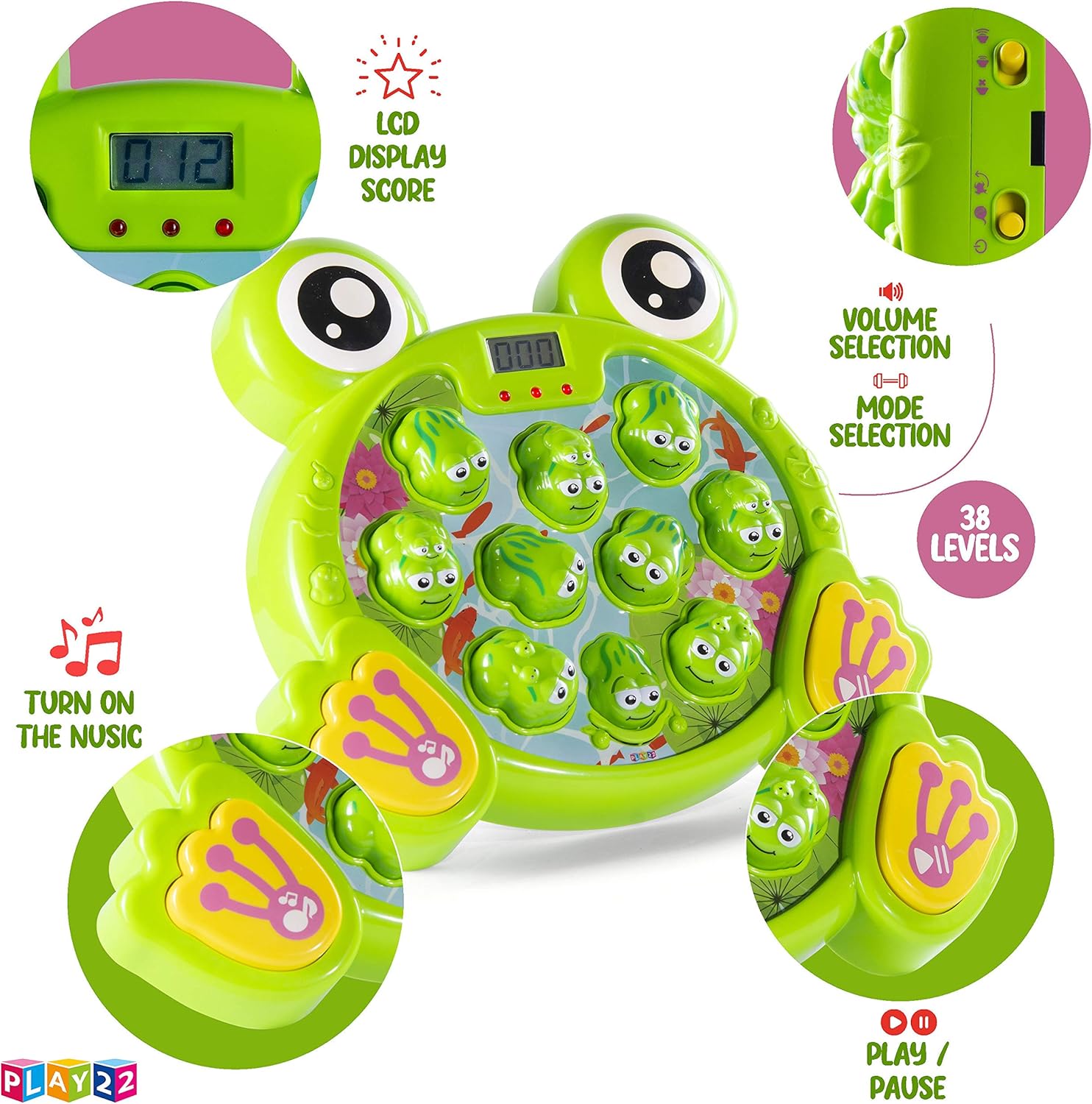Toddler Batting Frog Game