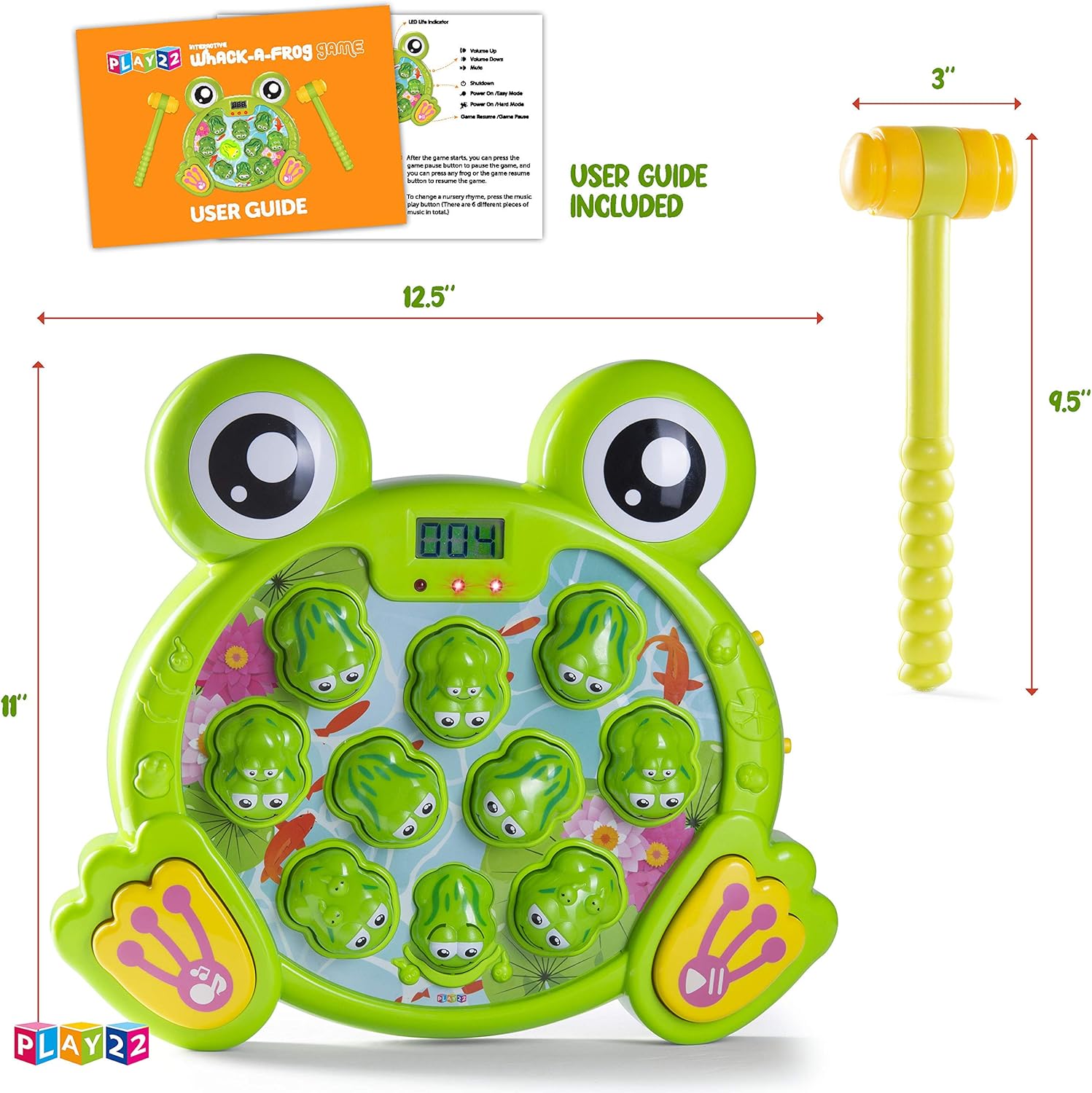 Toddler Batting Frog Game