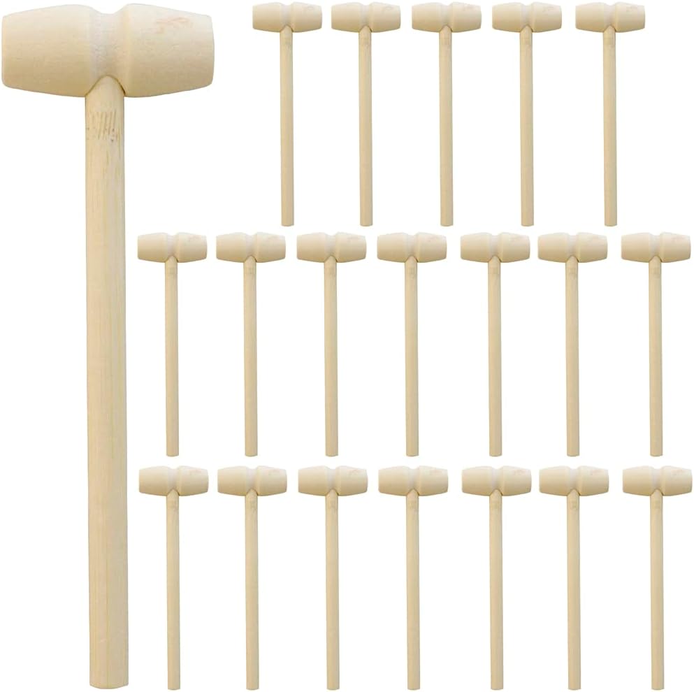 20 Pack Mini Hammering Toys