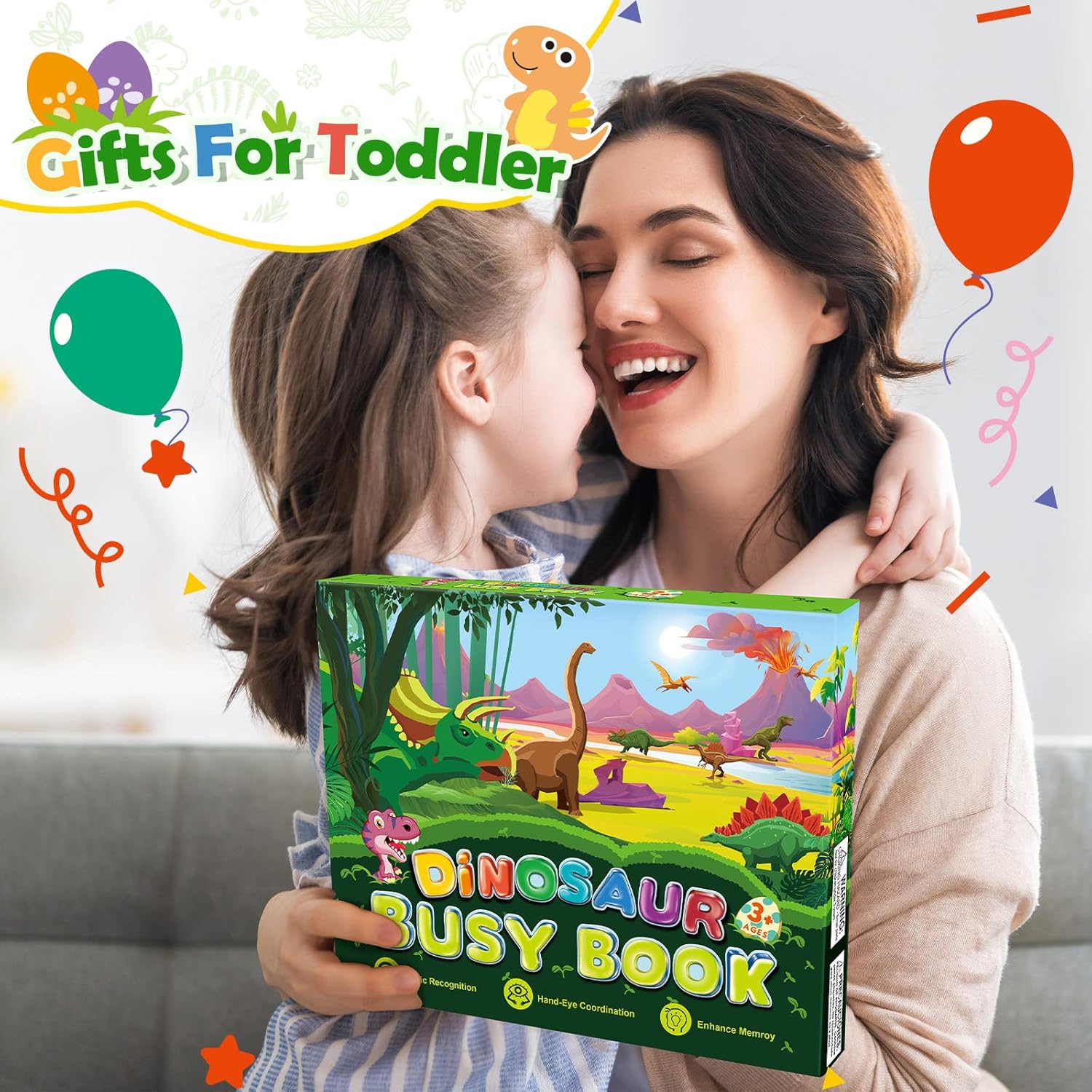 Toys, Dinosaur Themed Busy Books