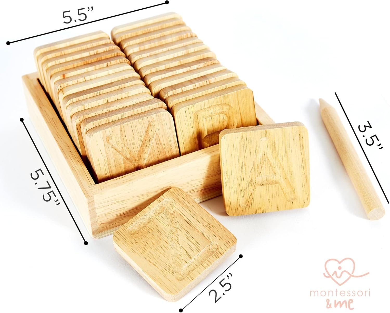 Wooden Alphabet Tracing Board
