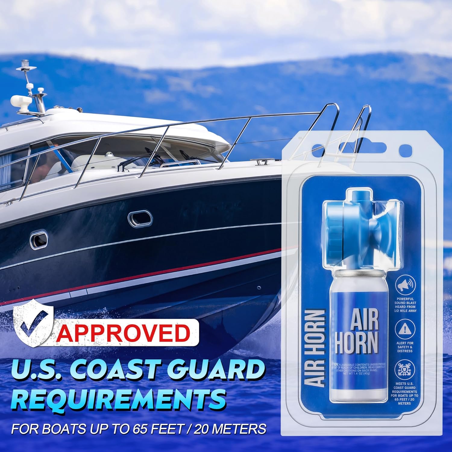 1.4 oz Marine Boat Air Horn
