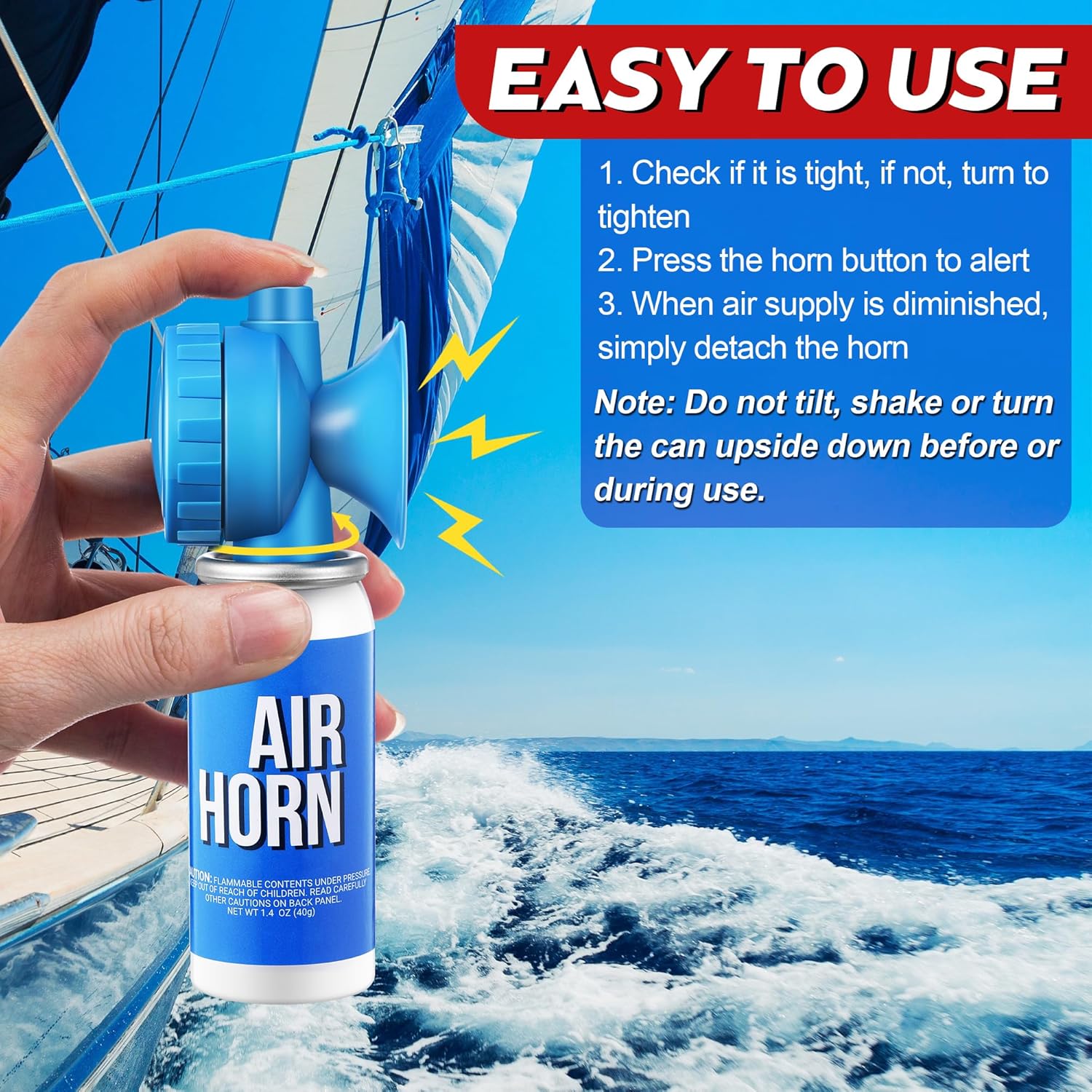 1.4 oz Marine Boat Air Horn