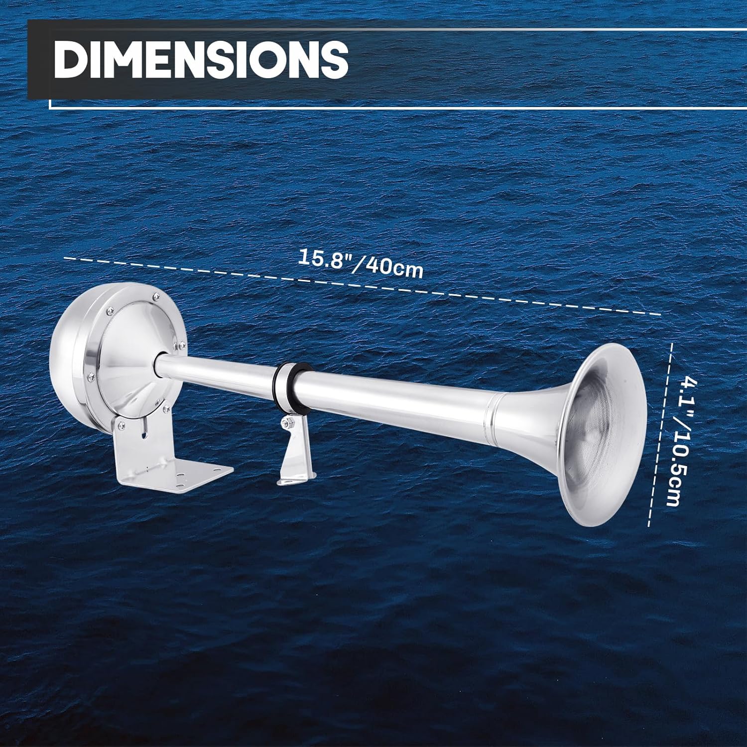 Waterproof Stainless Steel Boat Horn