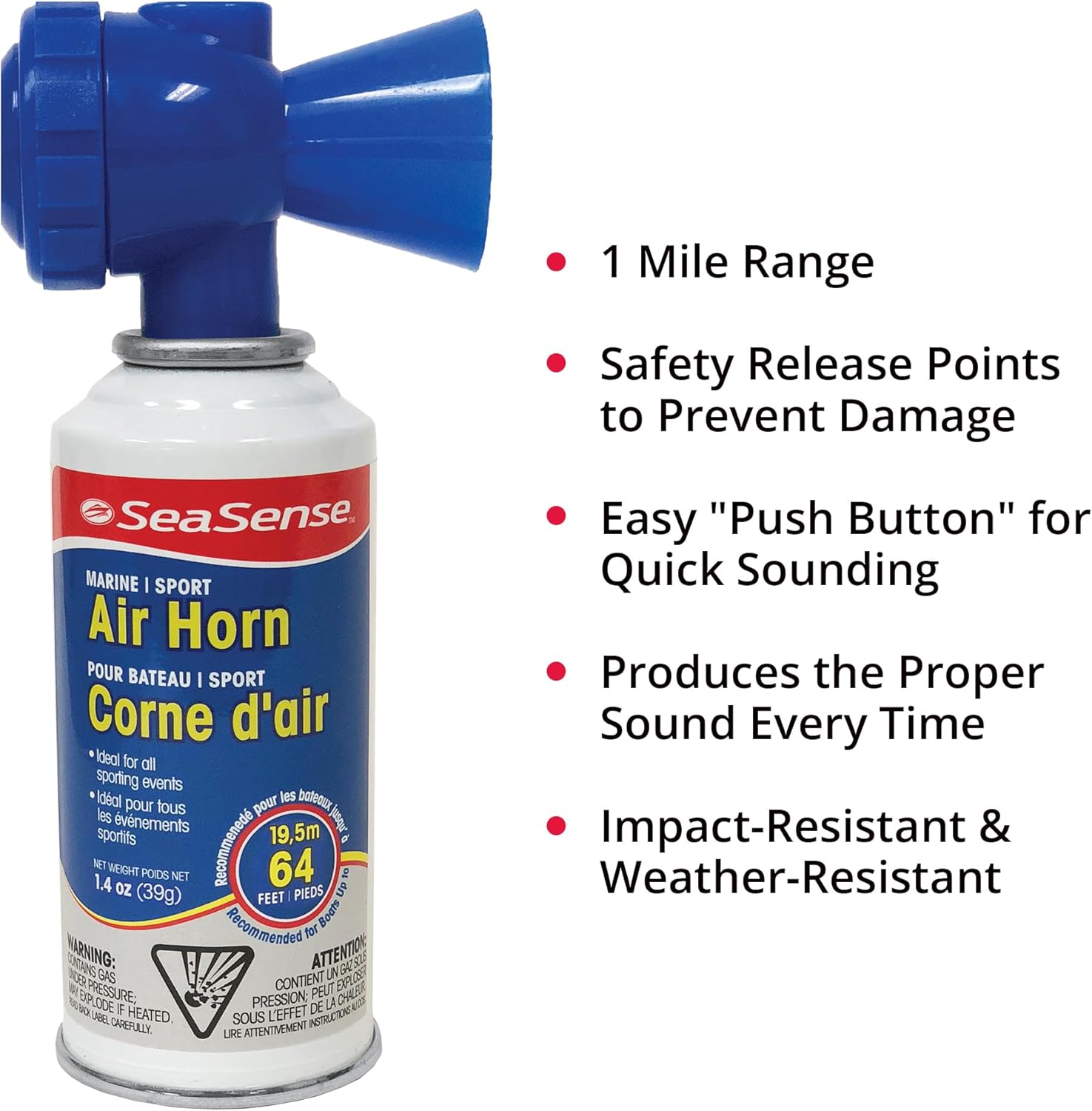 1.4oz Sport Size Air Horn