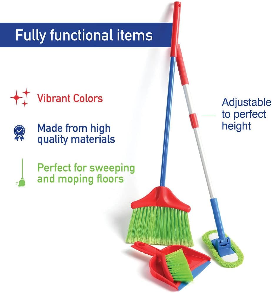 4 Pack Kids Toy Cleaning Set