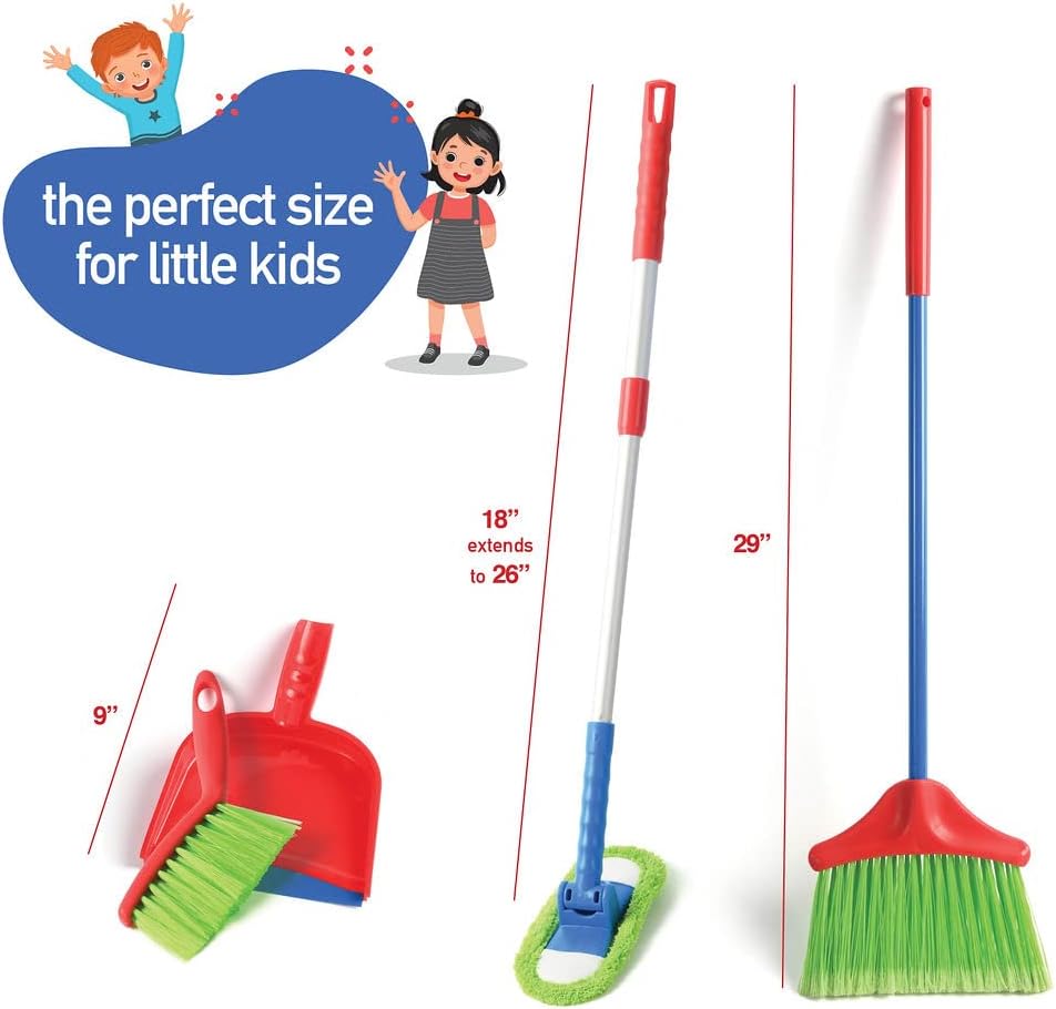 4 Pack Kids Toy Cleaning Set