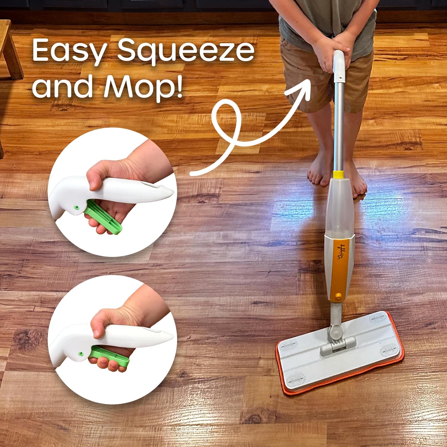 Kids Toy Spray Mop - Toddler Cleaning Kit