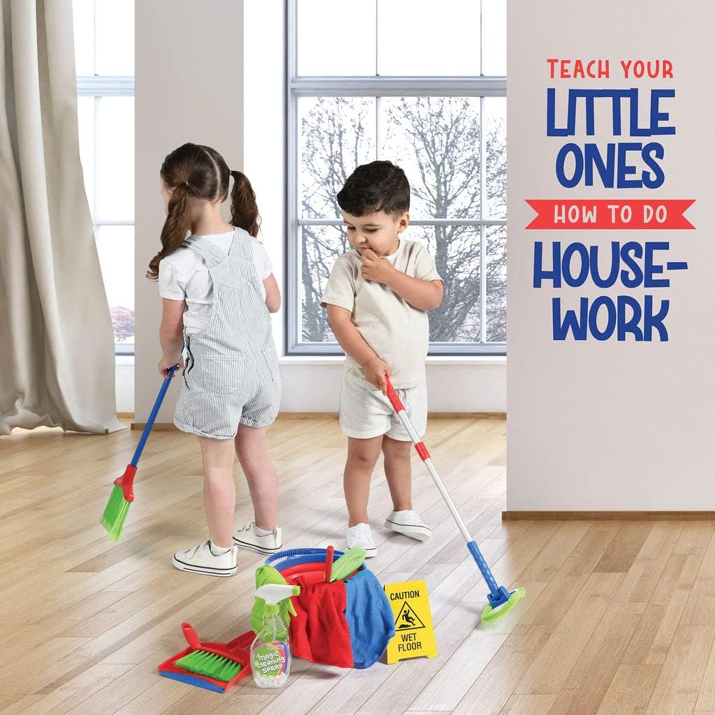 12 Pack Kids Toy Cleaning Set