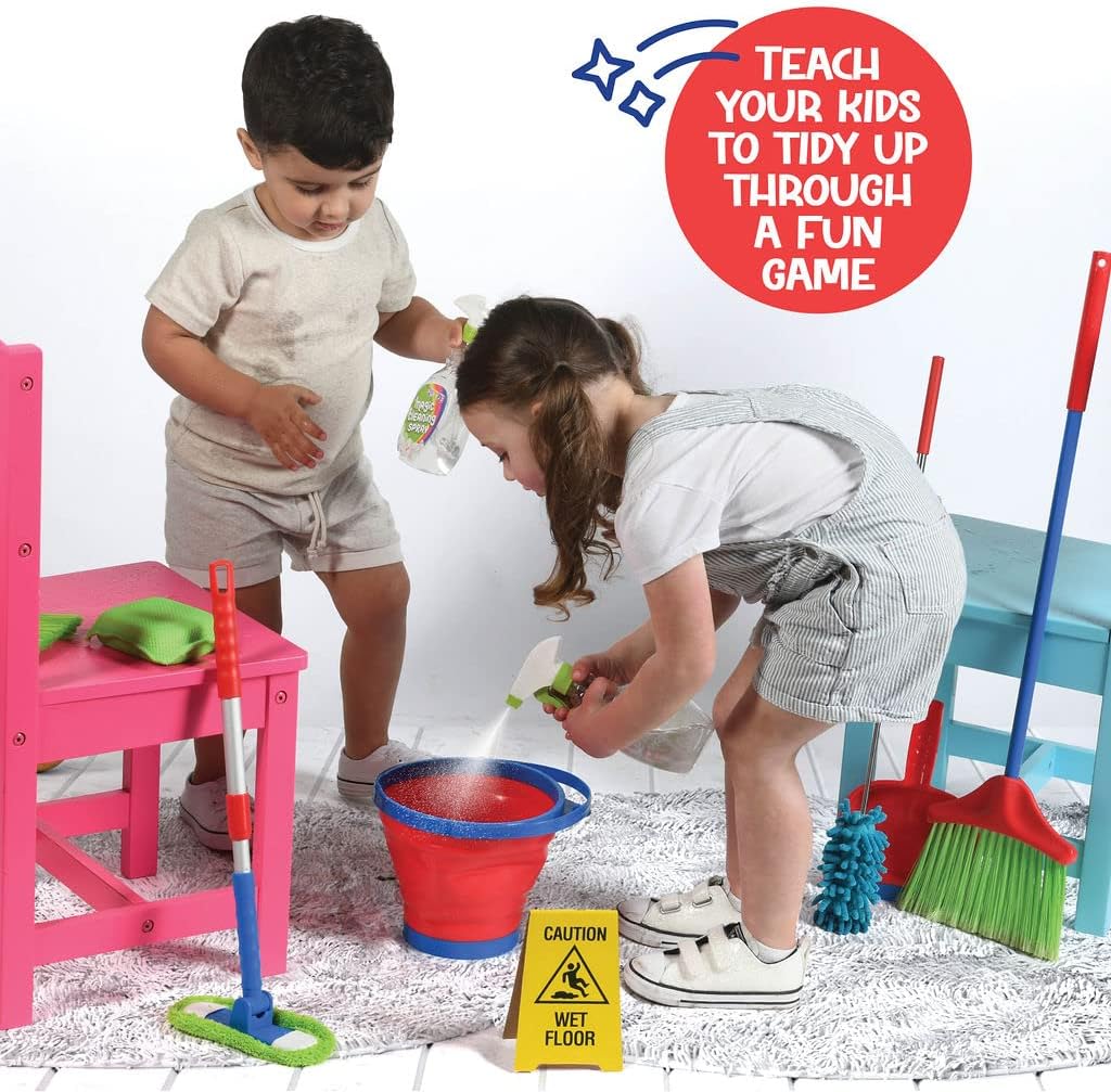12 Pack Kids Toy Cleaning Set