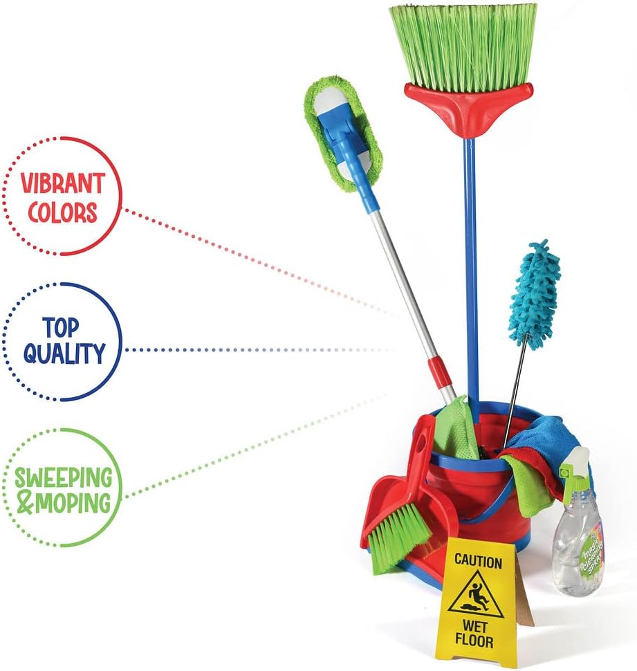 12 Pack Kids Toy Cleaning Set