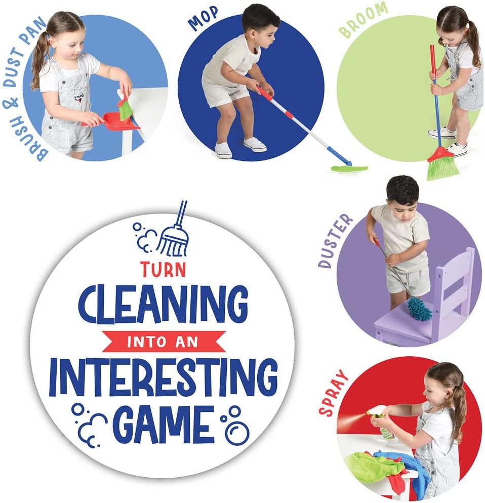 12 Pack Kids Toy Cleaning Set