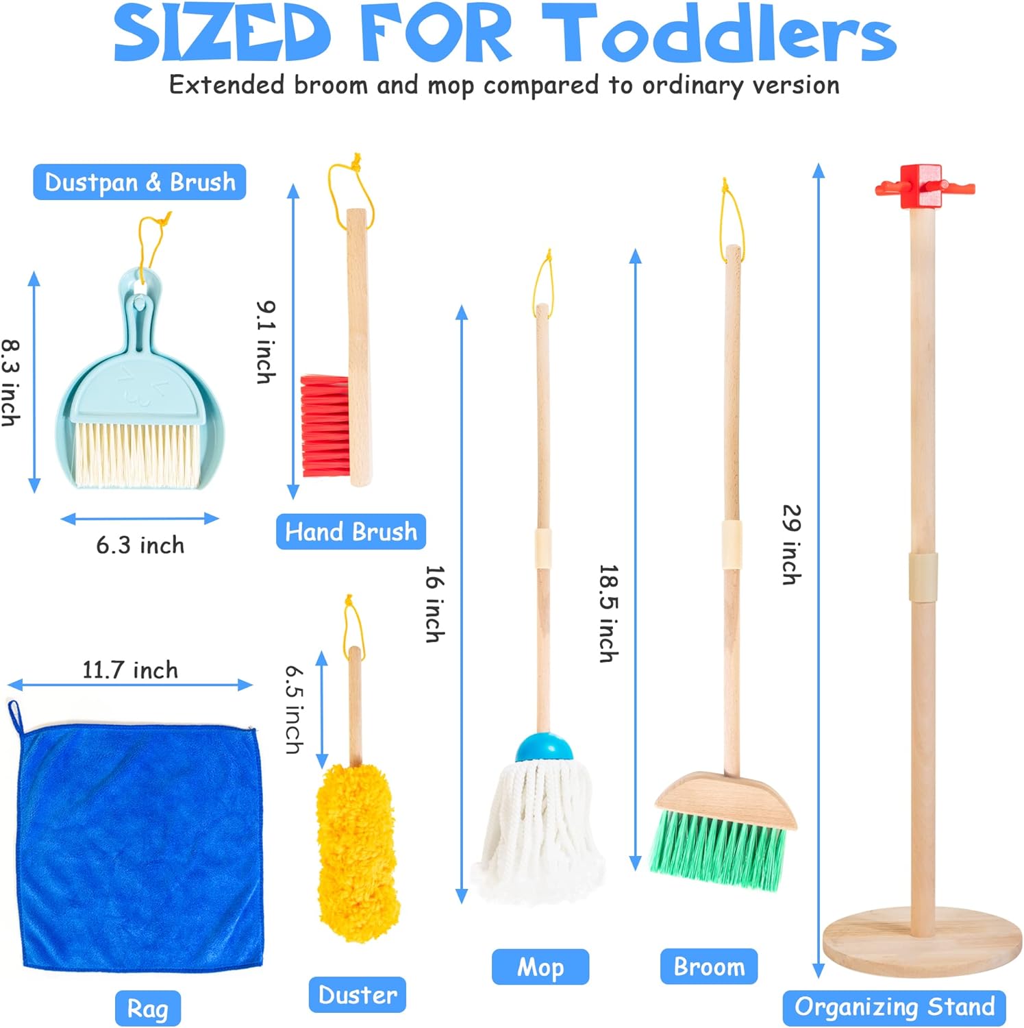 Pack Wooden Cleaning Set