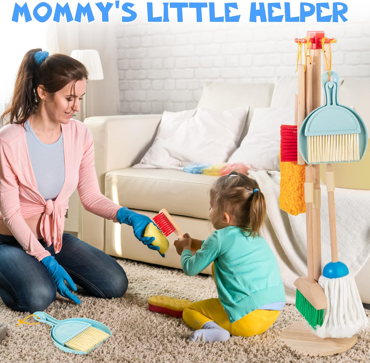 Pack Wooden Cleaning Set