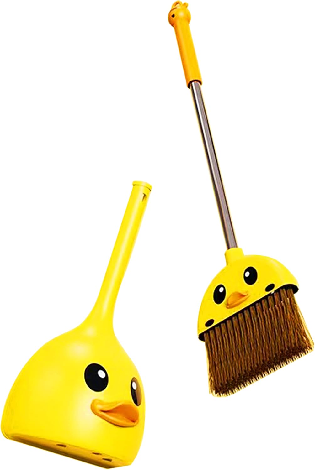 Kids Mini Broom Set, Yellow Ducks