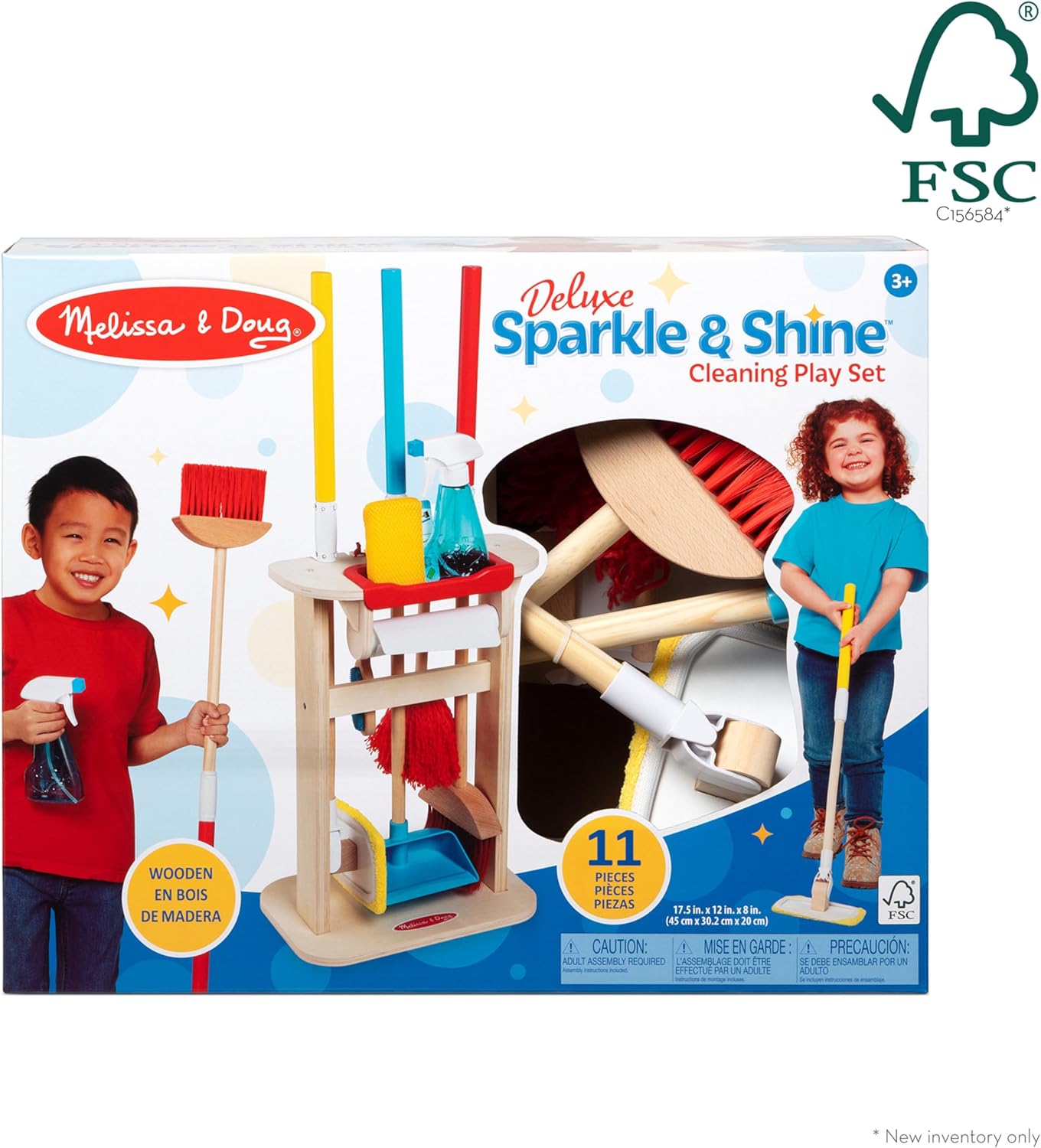 11 Pack Deluxe Glitter Cleaning Playset
