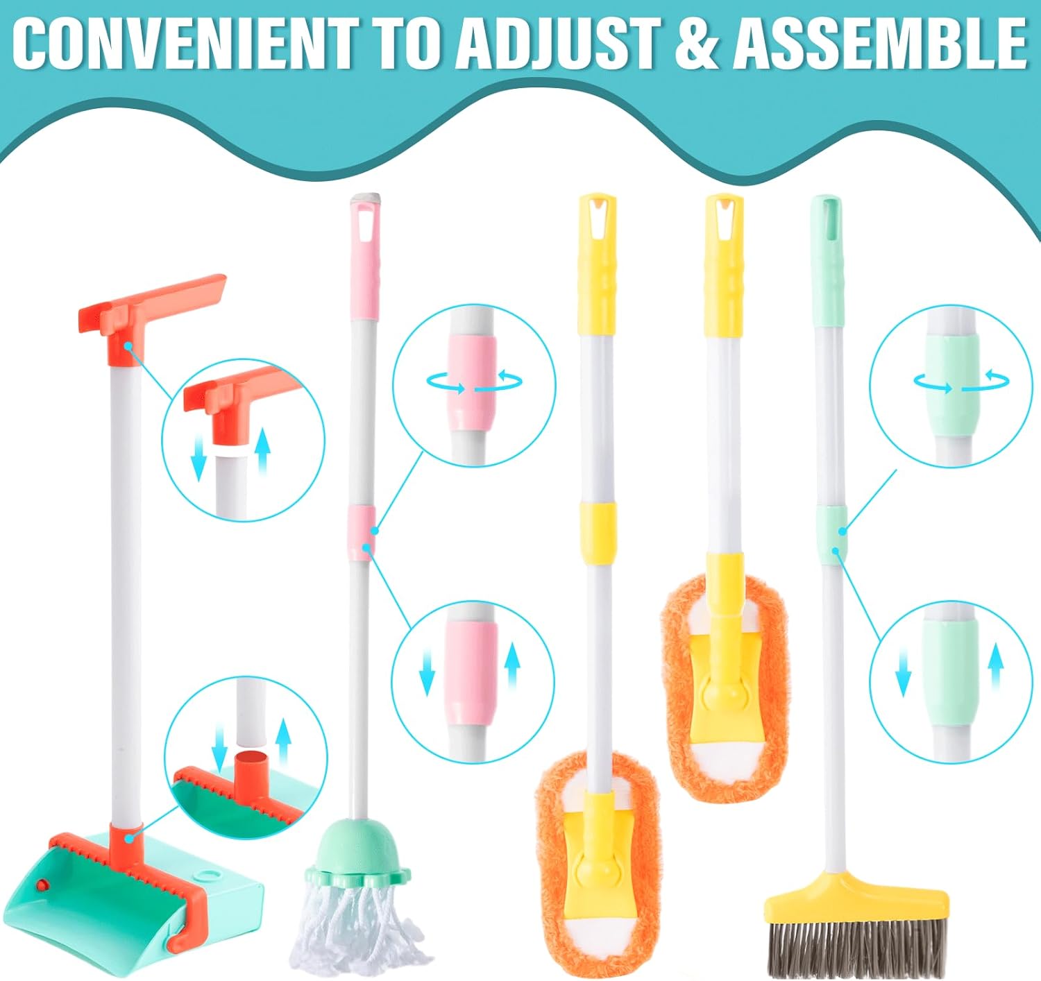14 Pack Toddler Cleaning Toys Set
