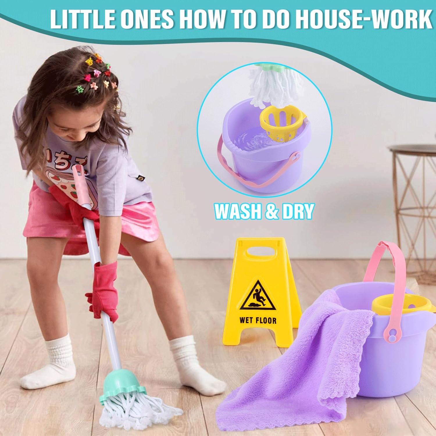 14 Pack Toddler Cleaning Toys Set