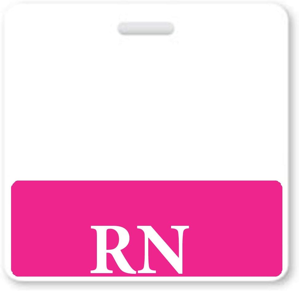 Heavy Duty Spill and Tear Resistant Card - Double Sided - Registered Nurse Rapid Identifier ID Buddy -Single Item