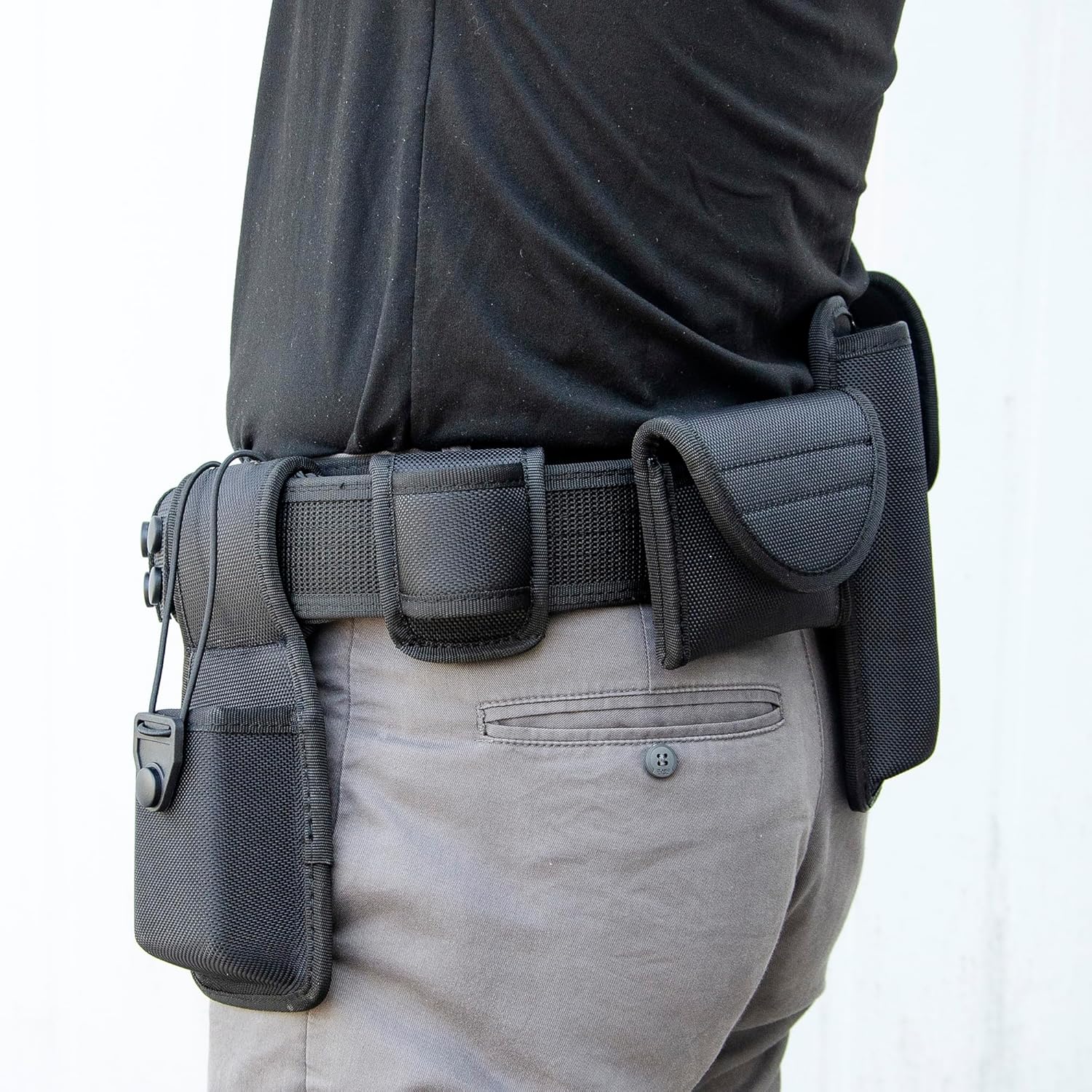 Police Utility Belt Gear, Molded Pouch Set