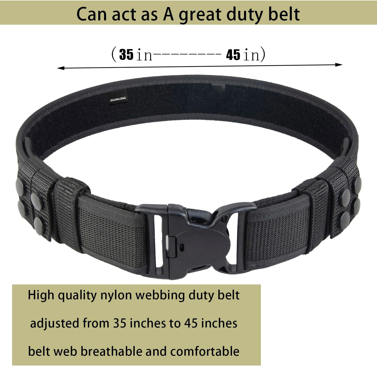 Police Utility Belt Gear, Molded Pouch Set
