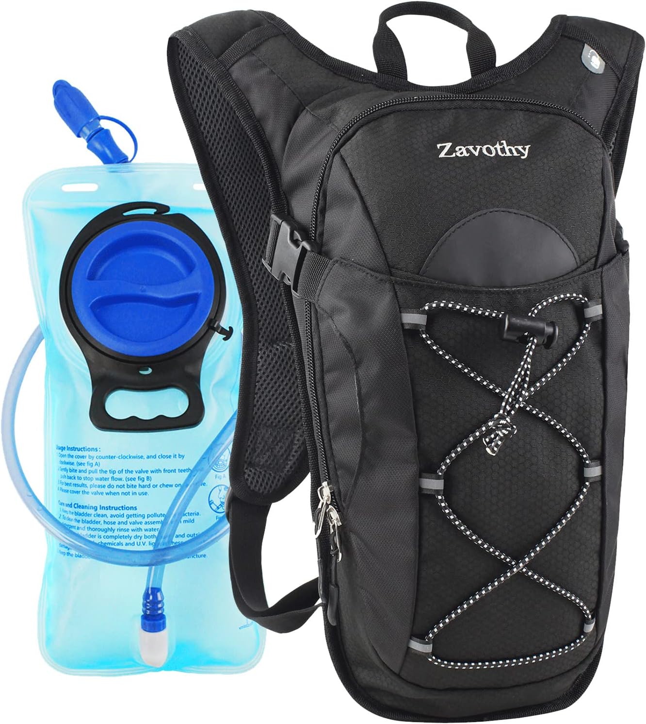 Hydration Backpack with 2L Hydration Bladder
