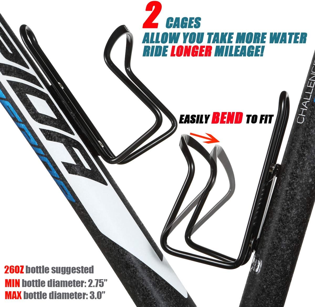2 Piece Bottle Cage